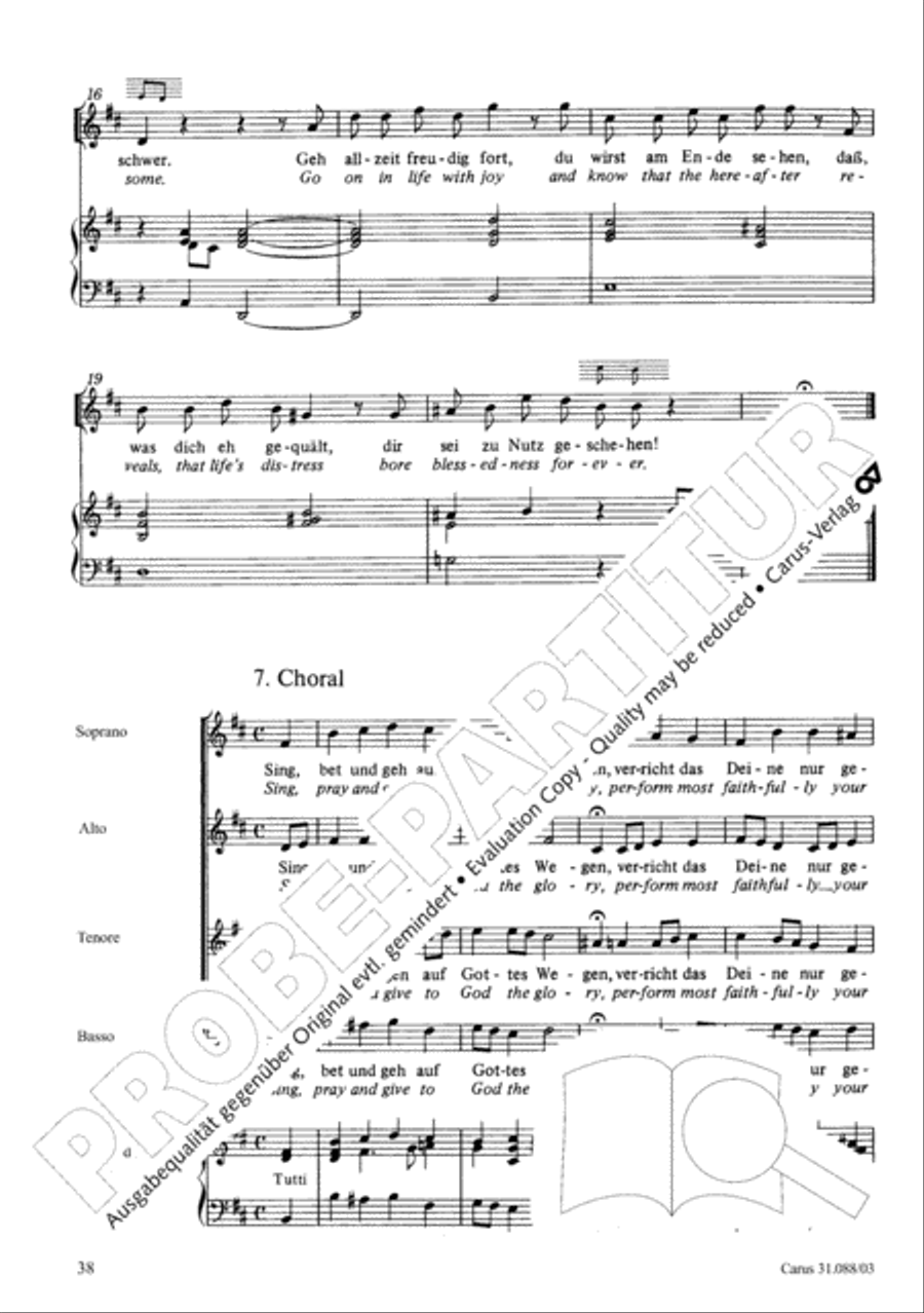See now, as fishermen I will send you (Siehe, ich will viel Fischer aussenden) 4-Part scores gallery preview page 39