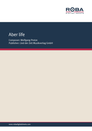 Book cover for Aber life