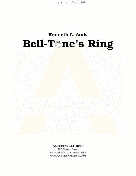 Bell-Tone’s Ring (band) - STUDY SCORE ONLY image number null