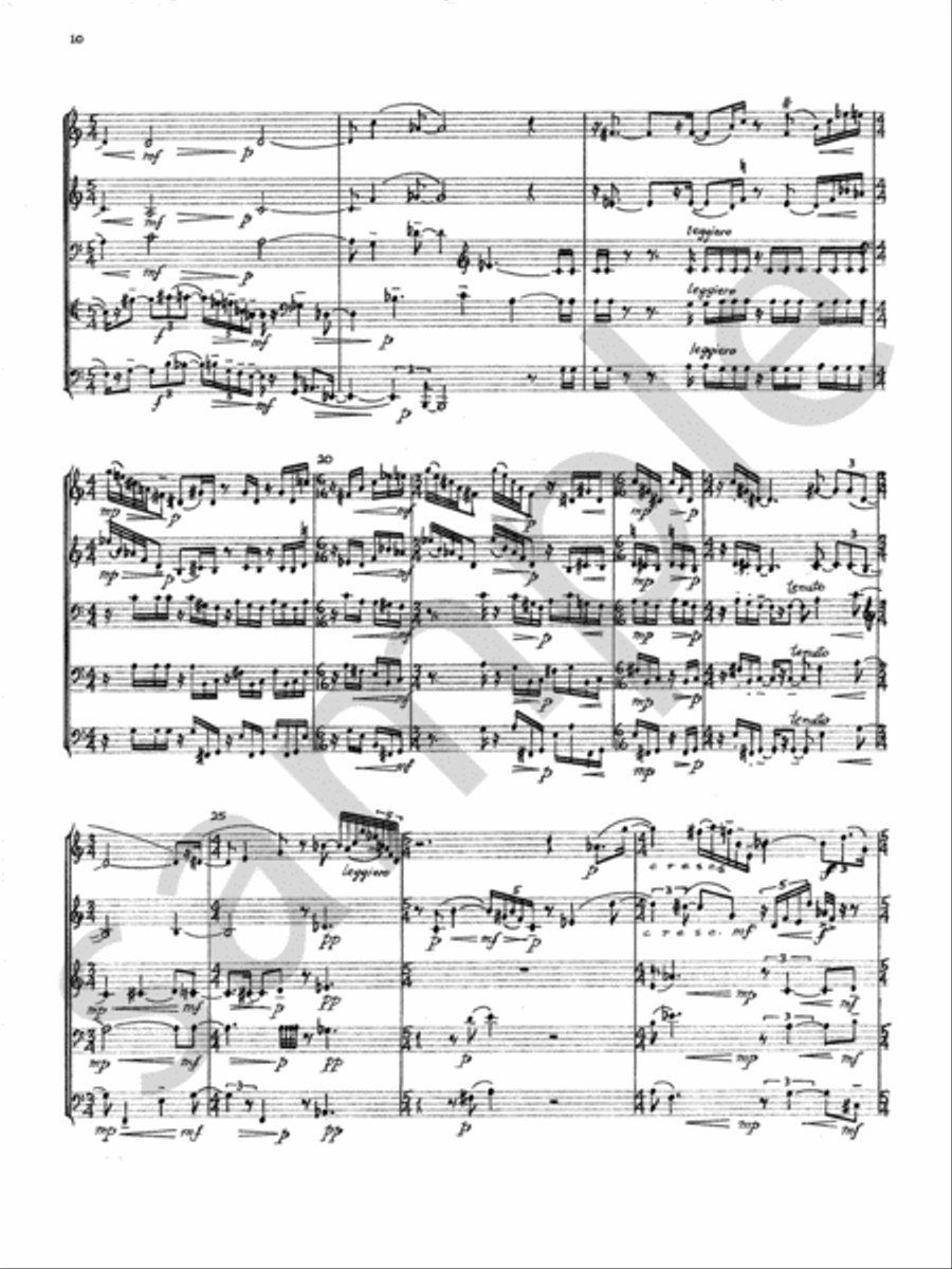 Quintet-Brass Quintet Quintet-Brass Quintet Brass Quintet scores gallery preview page 12