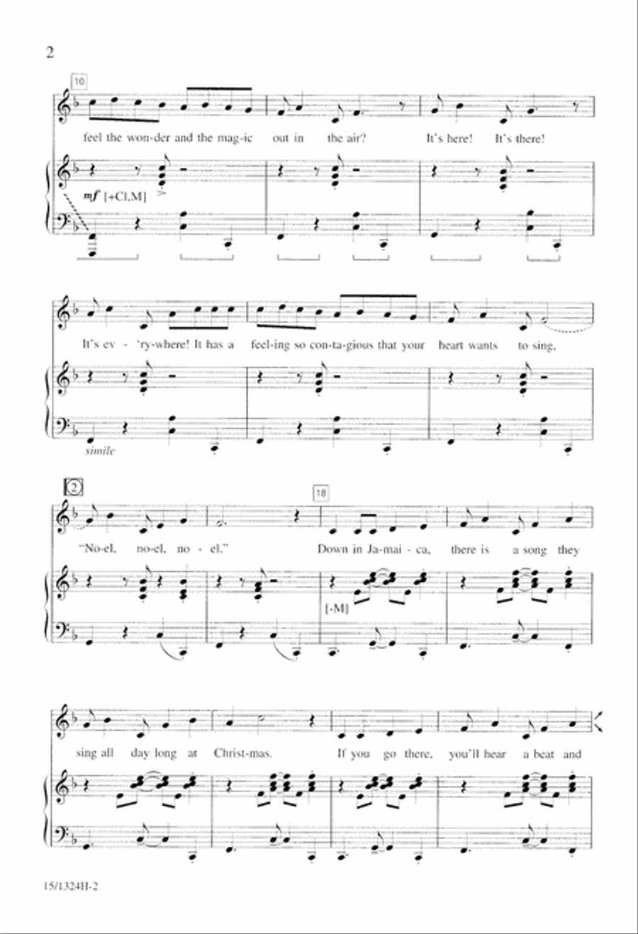 Jamaican Noel 2-Part scores gallery preview page 3
