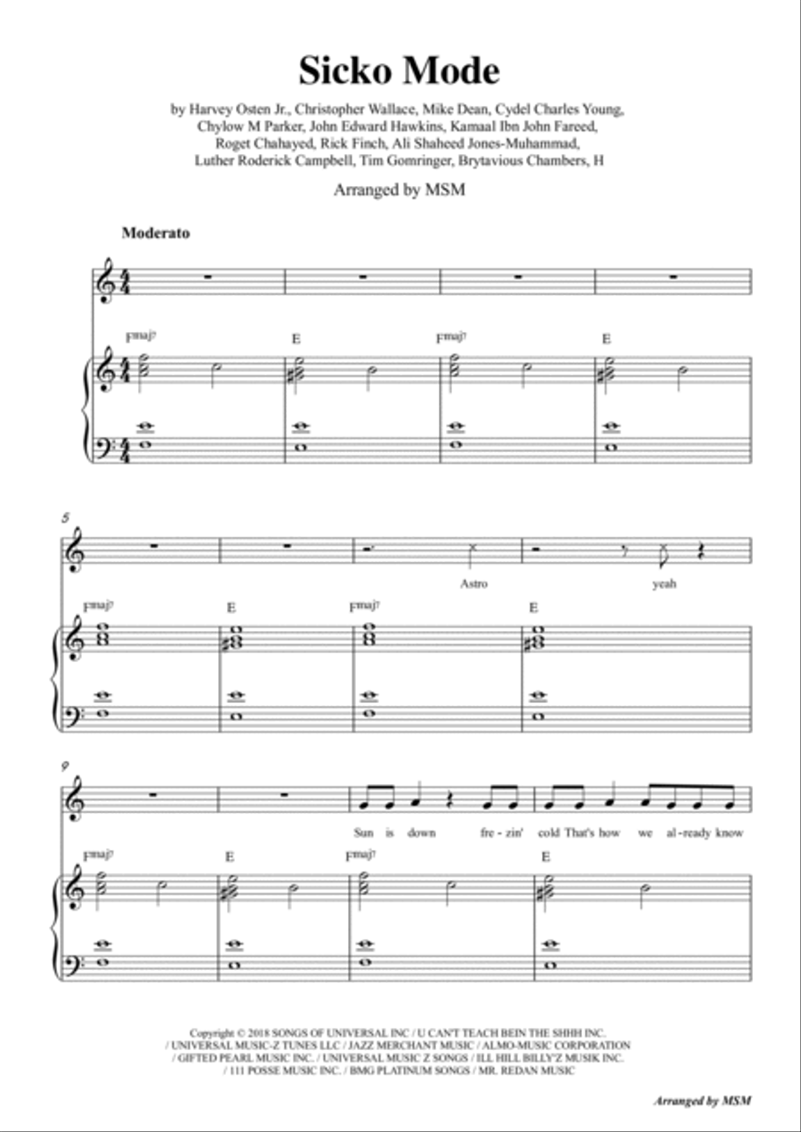 Travis Scott Voice scores gallery preview page 3