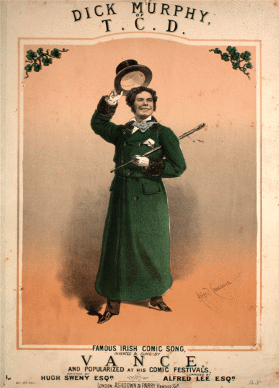 Dick Murphy of T.C.D. Famous Irish Comic Song Voice scores gallery preview page 1