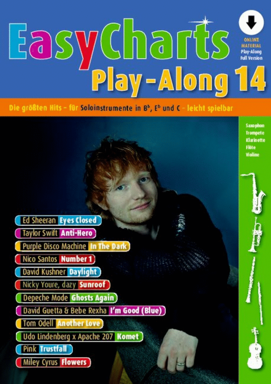 Easy Charts Play-Along Vol. 14 Play Along scores gallery preview page 1