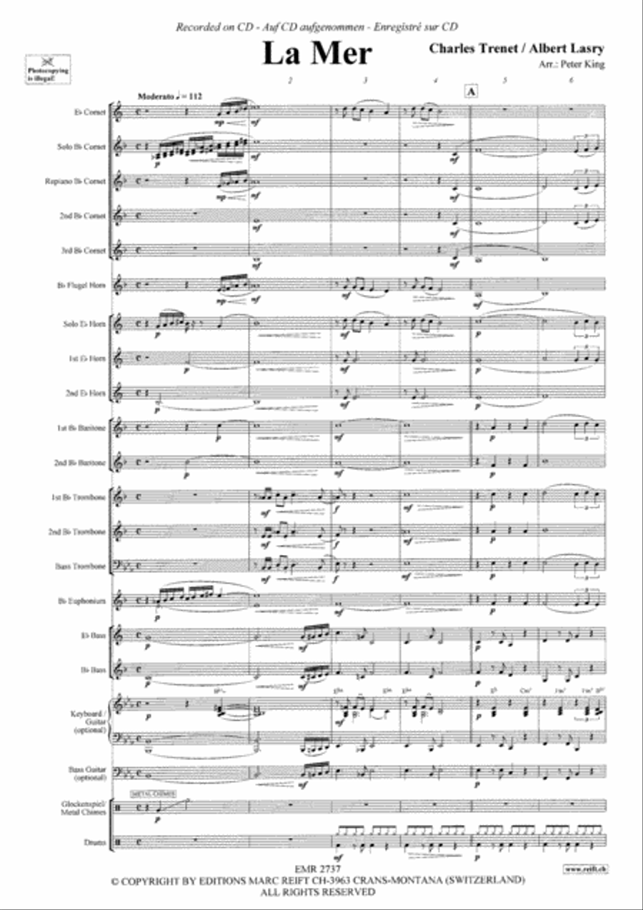 La Mer Brass Band scores gallery preview page 4