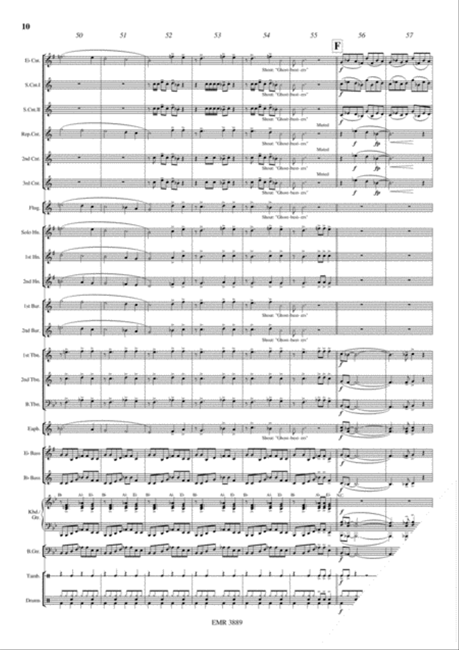 Ghostbusters Brass Band scores gallery preview page 11