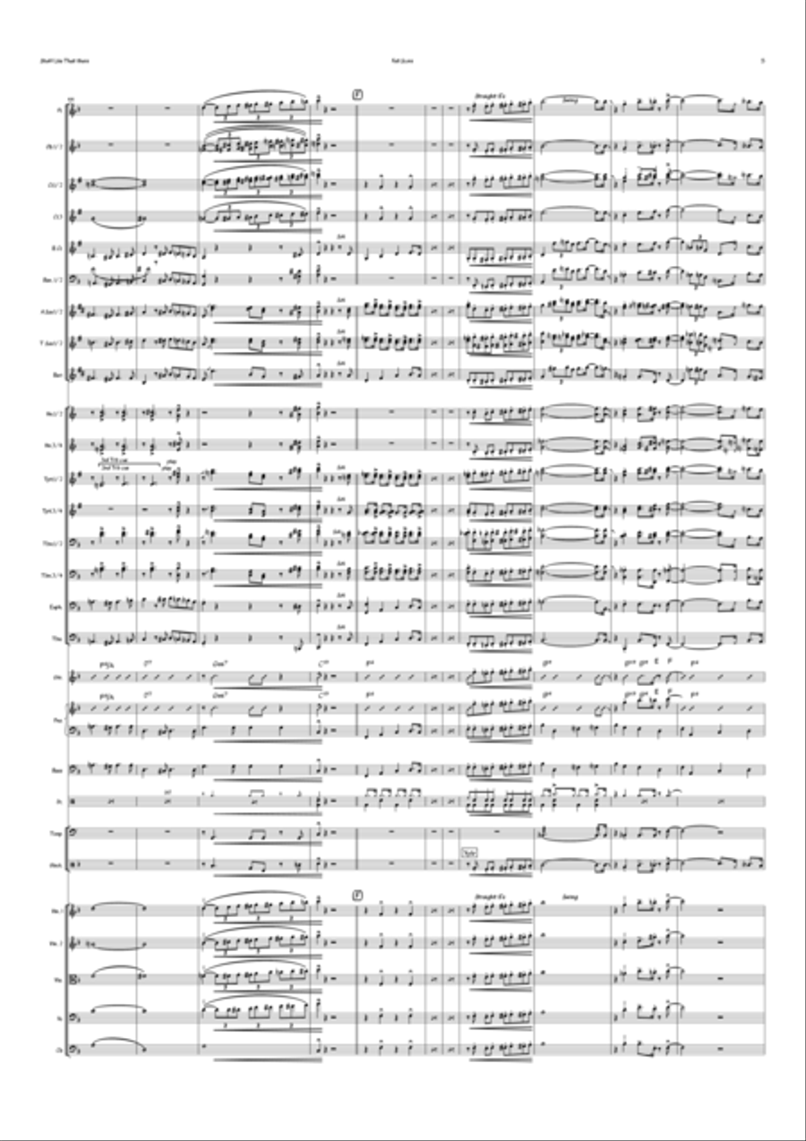 Stuff Like That There Full Orchestra scores gallery preview page 5