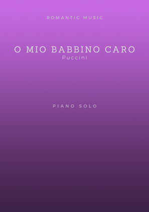 Book cover for O mio babbino caro