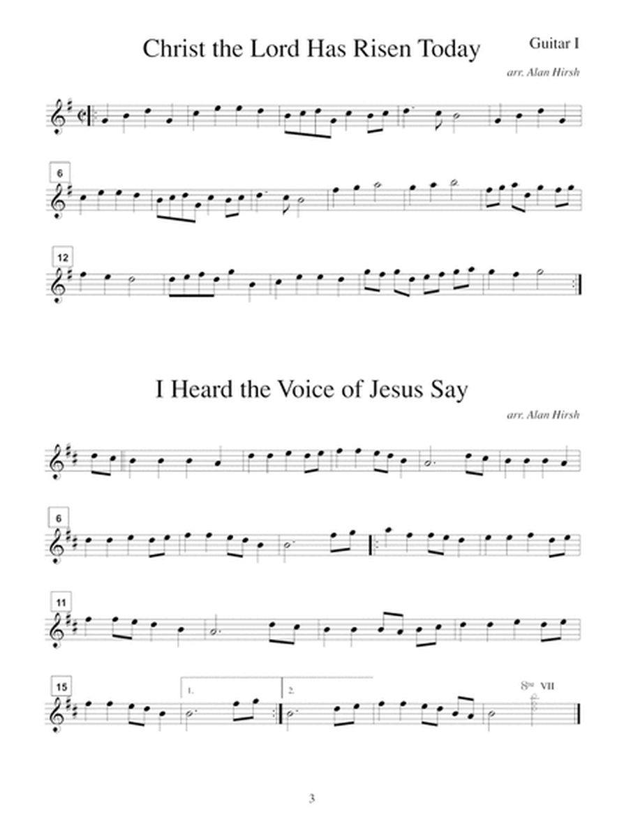 Hymn and Sacred Song Collection for Guitar Ensemble