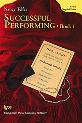 Book cover for Successful Performing, Book 1 - Singer's Edition