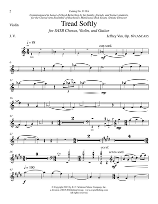 Tread Softly (Violin & Guitar Parts)