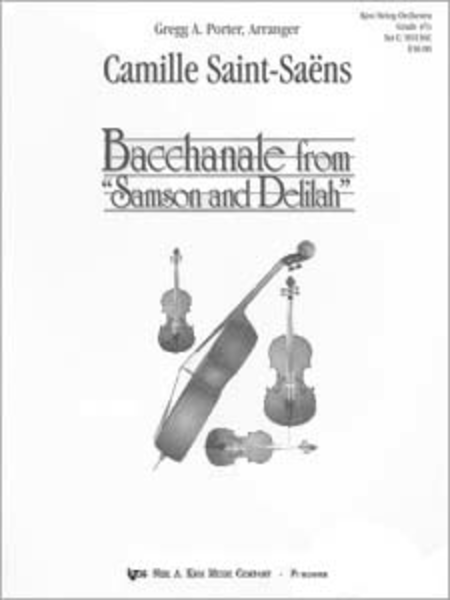 Bacchanale Samson & Delilah Score