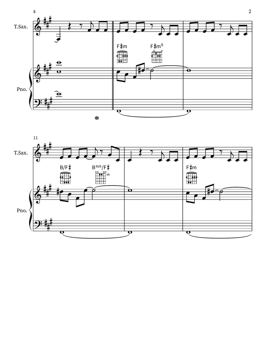 You Oughta Know Score and Parts scores gallery preview page 2