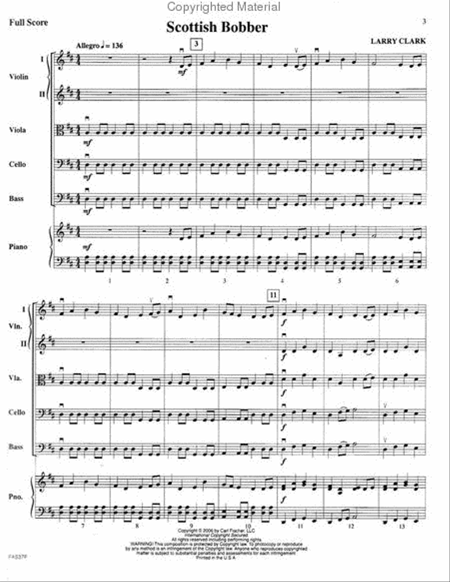 Scottish Bobber String Orchestra scores gallery preview page 2