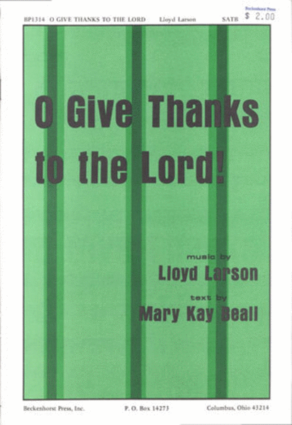 O Give Thanks to the Lord (Archive) image number null