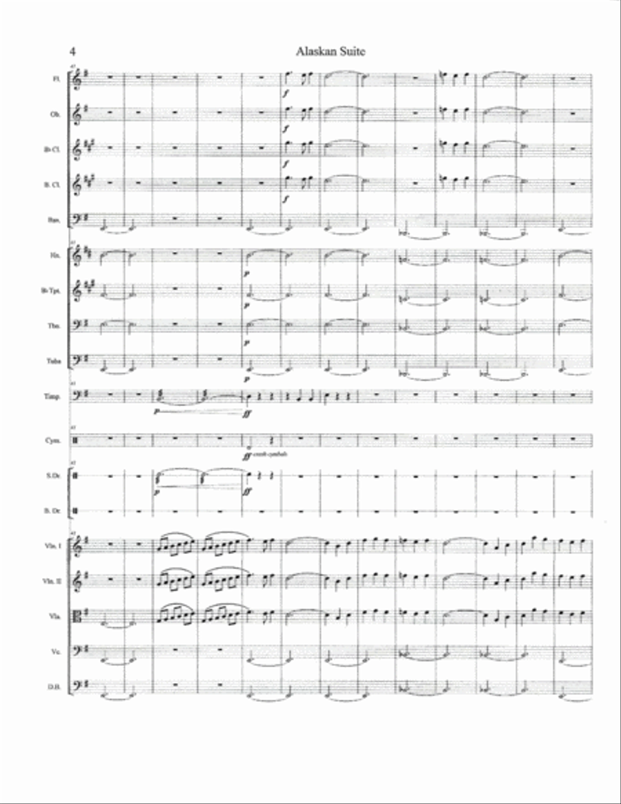 Alaskan Suite-Score Full Orchestra scores gallery preview page 5