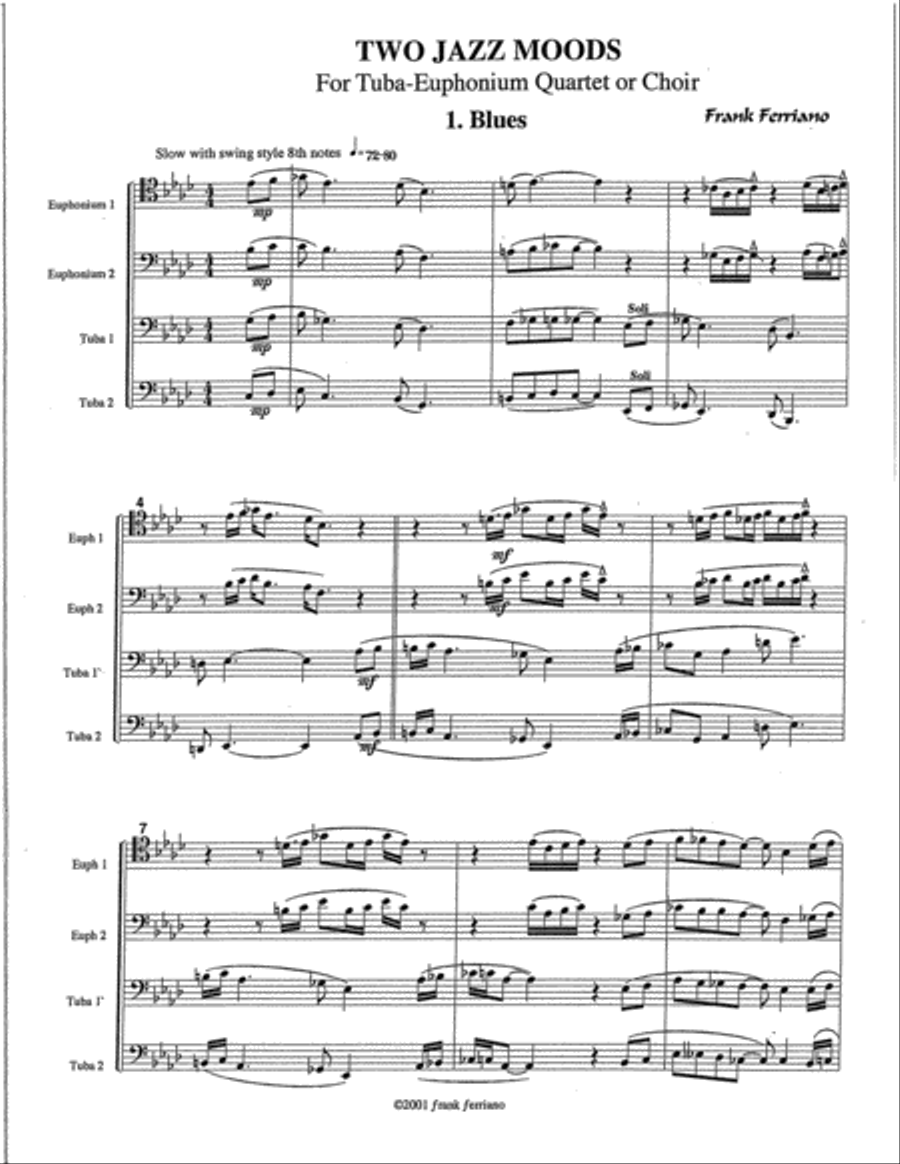 Two Jazz Moods EETT scores gallery preview page 2