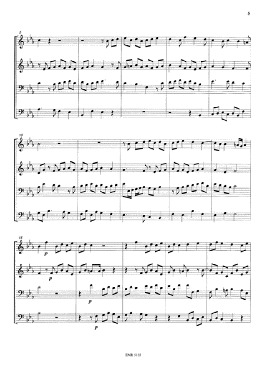 A Merulo Selection A Merulo Selection Brass Ensemble scores gallery preview page 6
