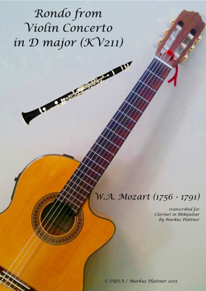 Mozart Rondo for Bb Clarinet and Guitar