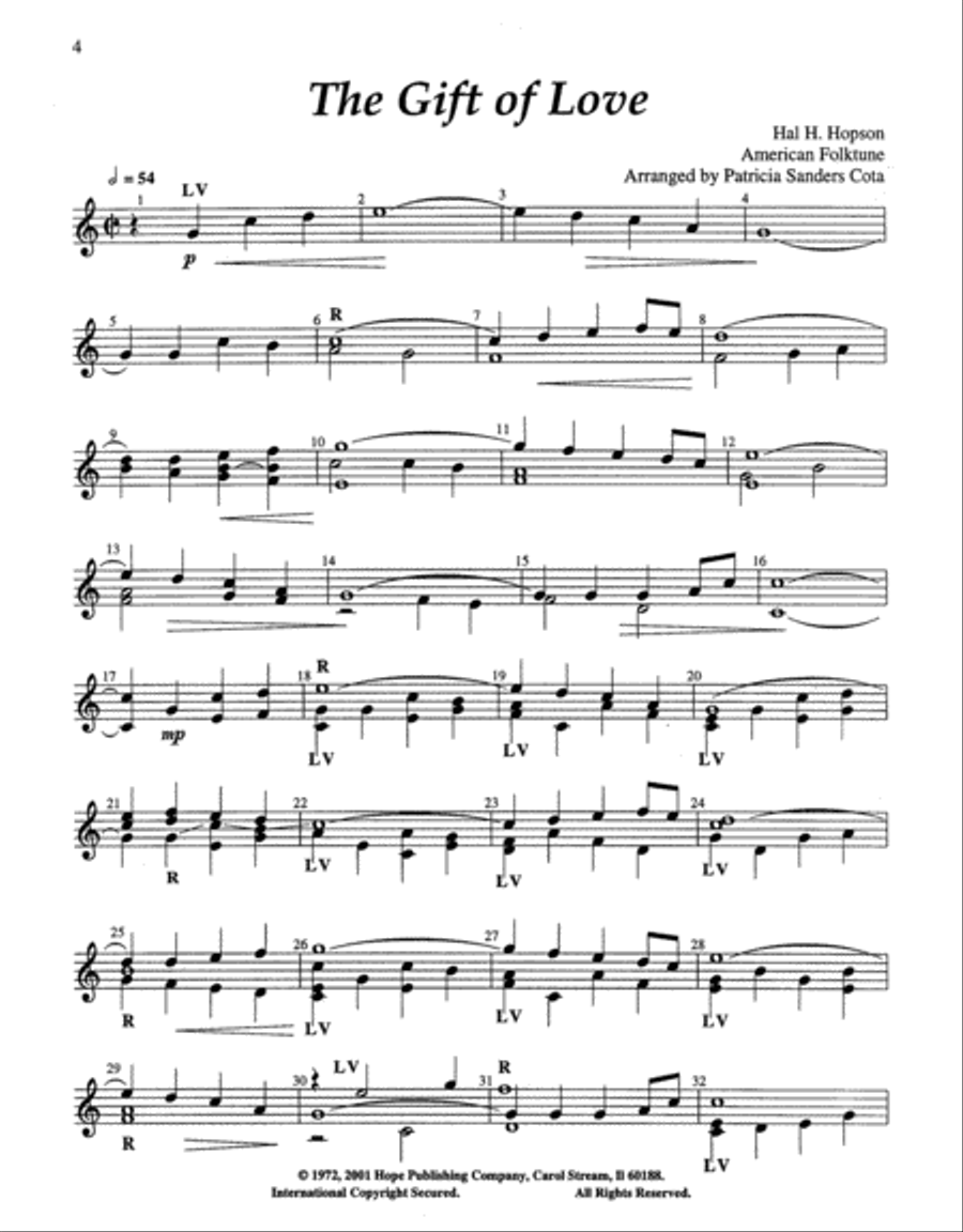 Twelve Bells for Weddings Handbell Choir scores gallery preview page 2