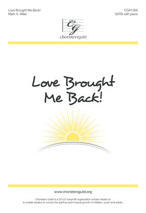 Book cover for Love Brought Me Back!