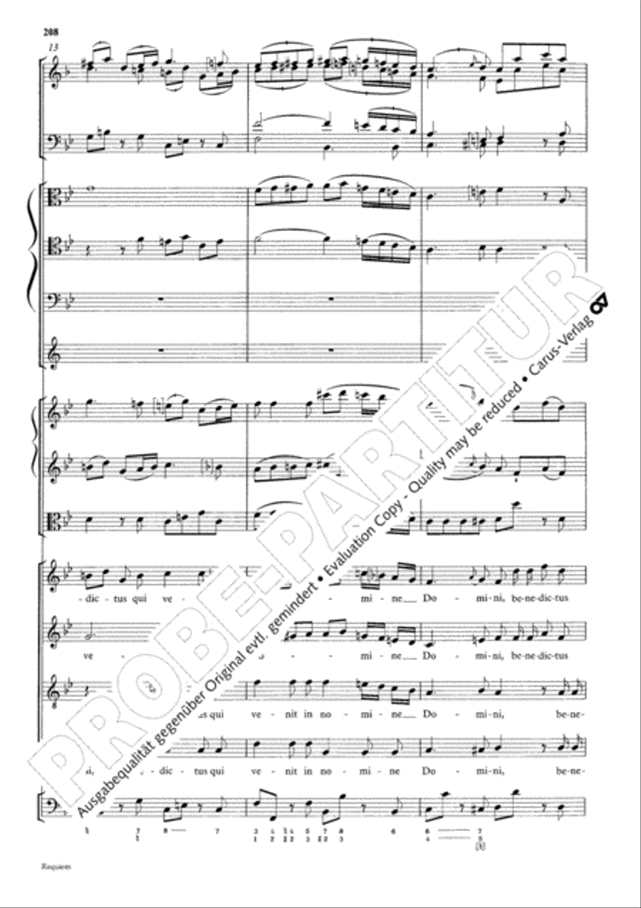 Requiem 4-Part scores gallery preview page 215
