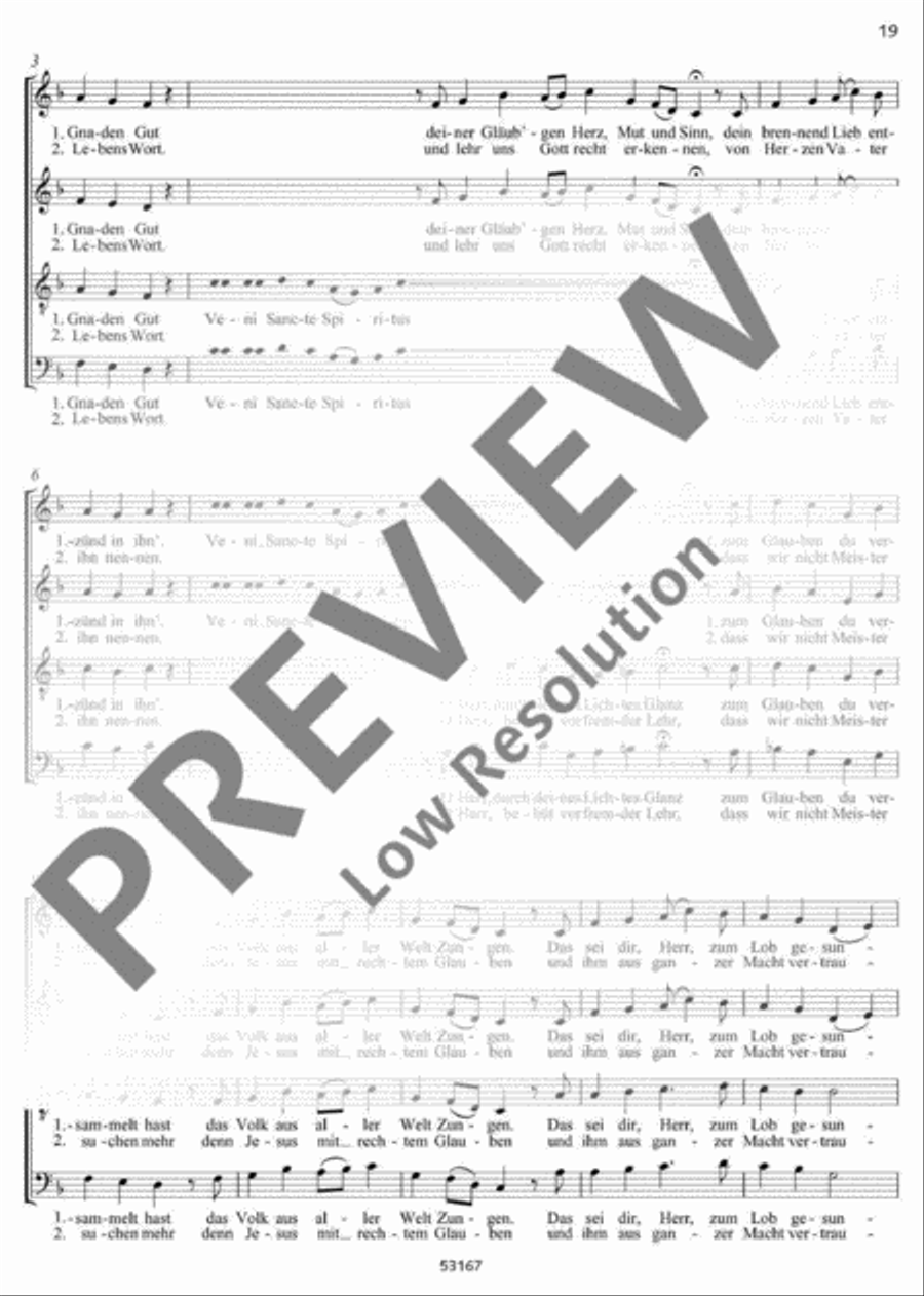 Ansbacher Chorbuch Ansbacher Chorbuch 4-Part scores gallery preview page 20