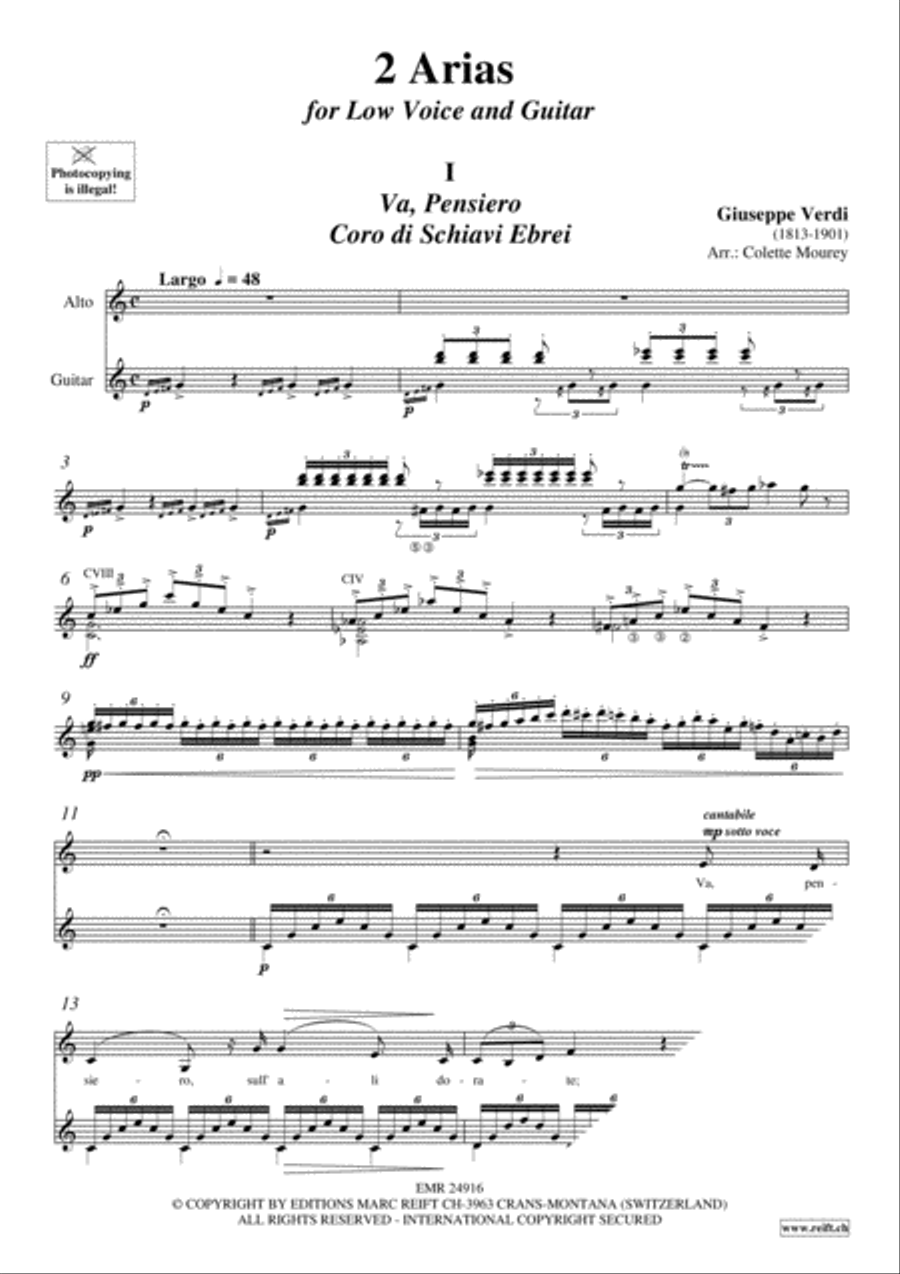 2 Arias Guitar scores gallery preview page 3