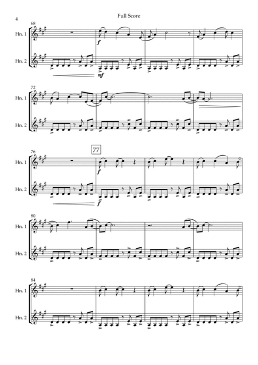 Without You Brass Duet scores gallery preview page 4
