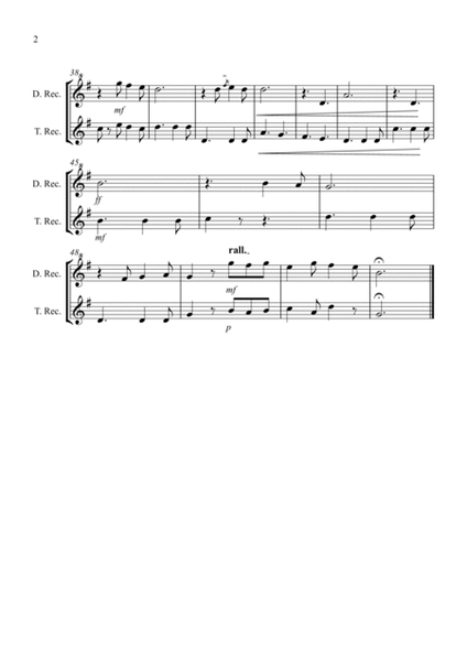 O Holy Night for Descant and Tenor Recorder Duet image number null