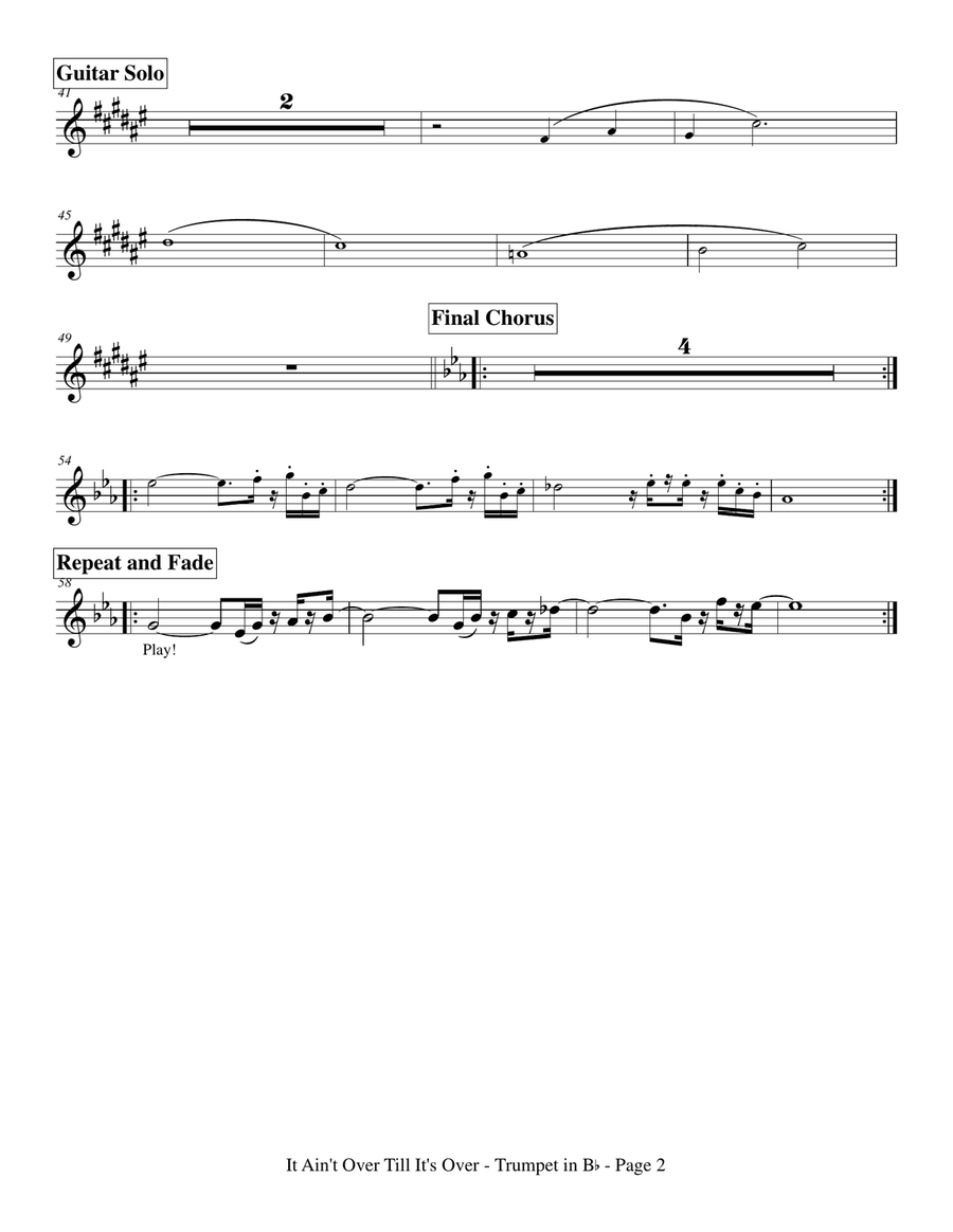 It Ain't Over 'til It's Over Small Ensemble scores gallery preview page 3