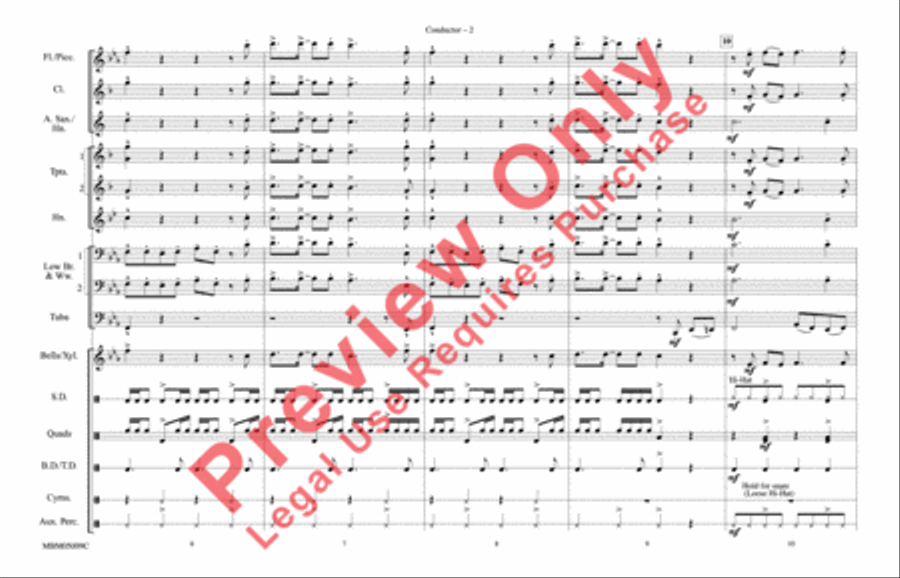 Le Freak Marching Band scores gallery preview page 3