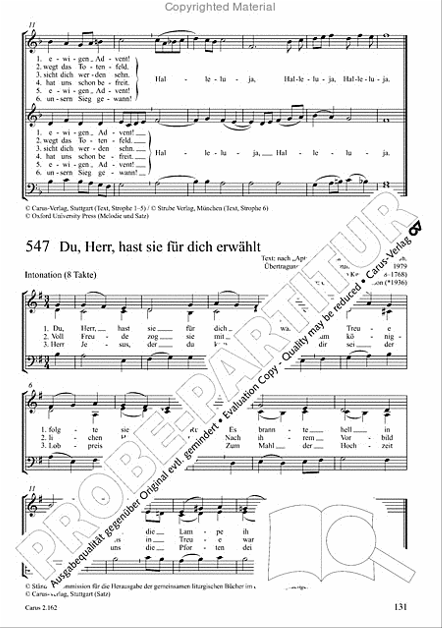Chorbuch Gotteslob SAM 3-Part scores gallery preview page 132