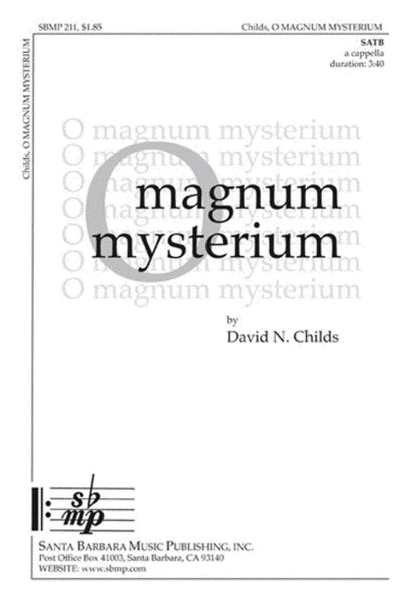 O magnum mysterium - SATB Octavo image number null