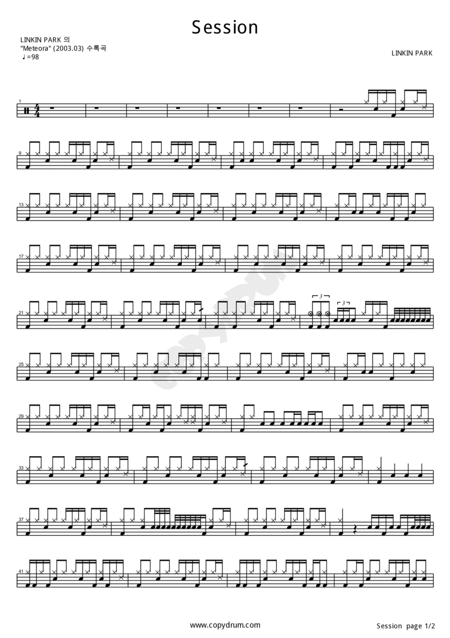 Session Session Drum Set scores gallery preview page 1