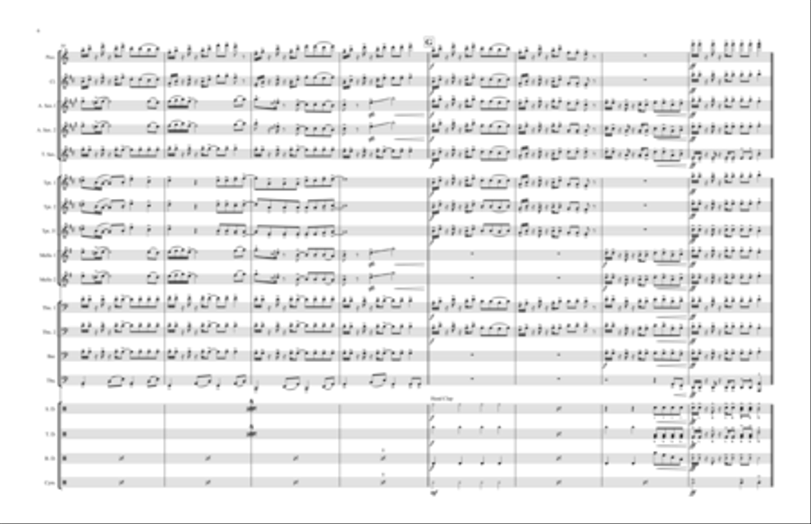 Danza Kuduro Marching Band scores gallery preview page 6