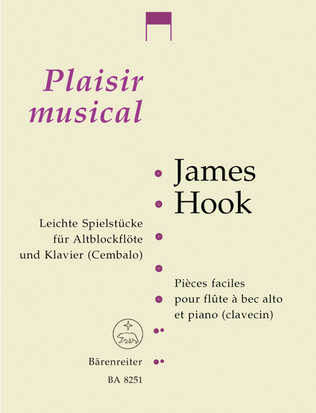 Leichte Spielstuecke for Treble Recorder and Piano (Harpsichord)