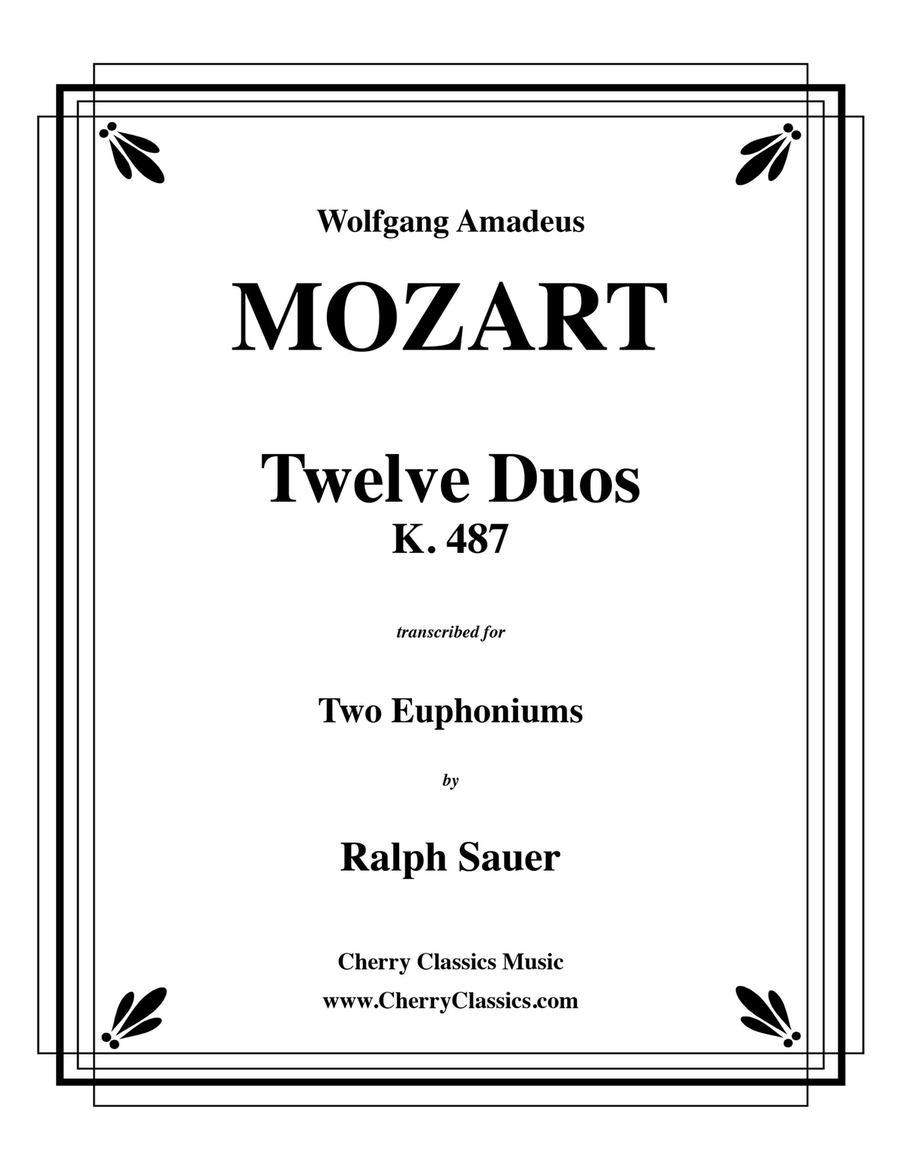 Twelve Duos for Two Euphoniums