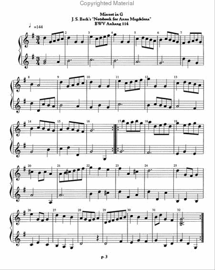 Classical Dulcimer Duets Violin scores gallery preview page 2
