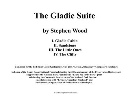 The Gladie Suite for string quartet image number null