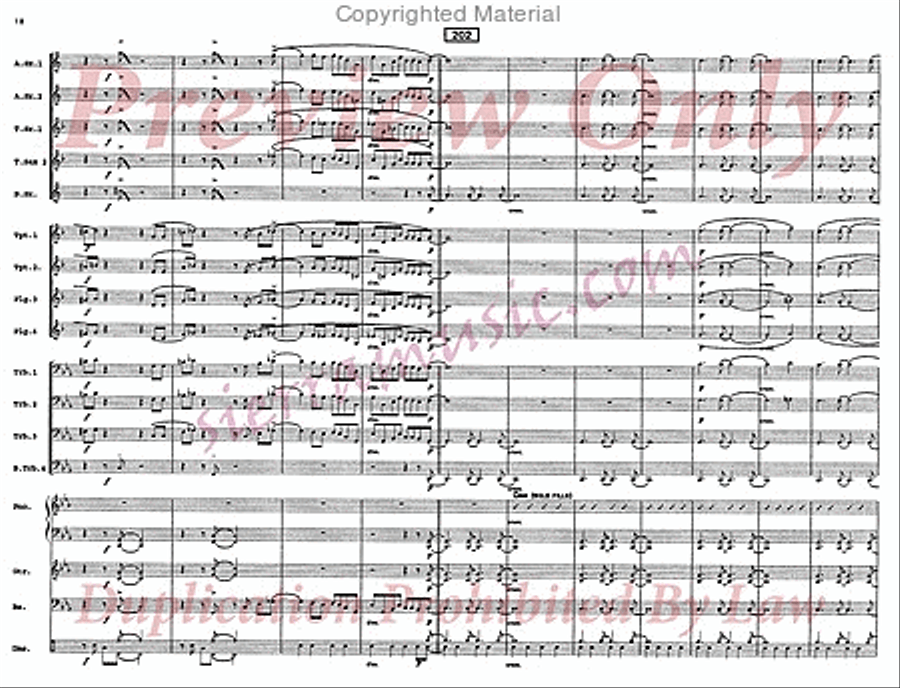 Work Song Jazz Ensemble scores gallery preview page 19
