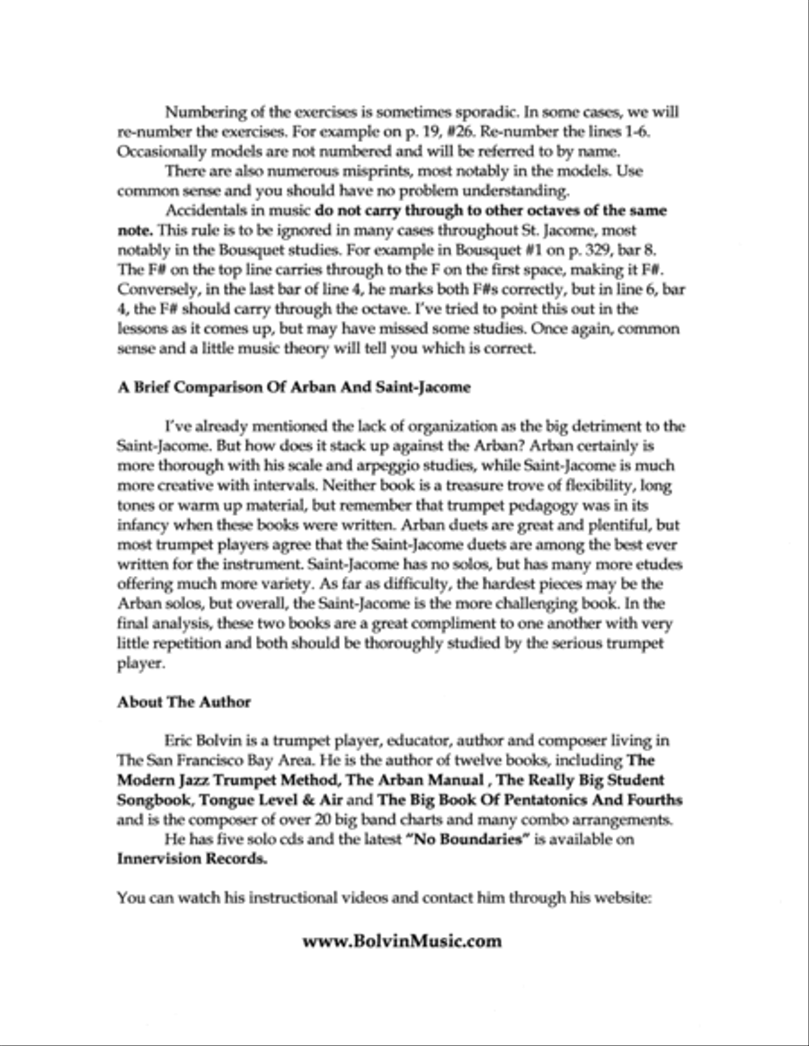 The Saint-Jacome Manual Trumpet Solo scores gallery preview page 6