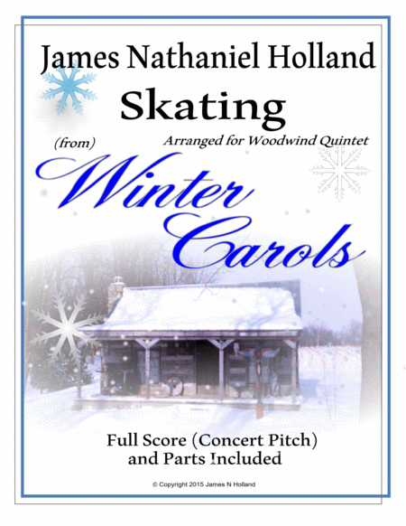 Skating from Winter Carols Arranged for Woodwind Quintet image number null