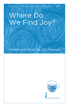 Book cover for Where Do We Find Joy?
