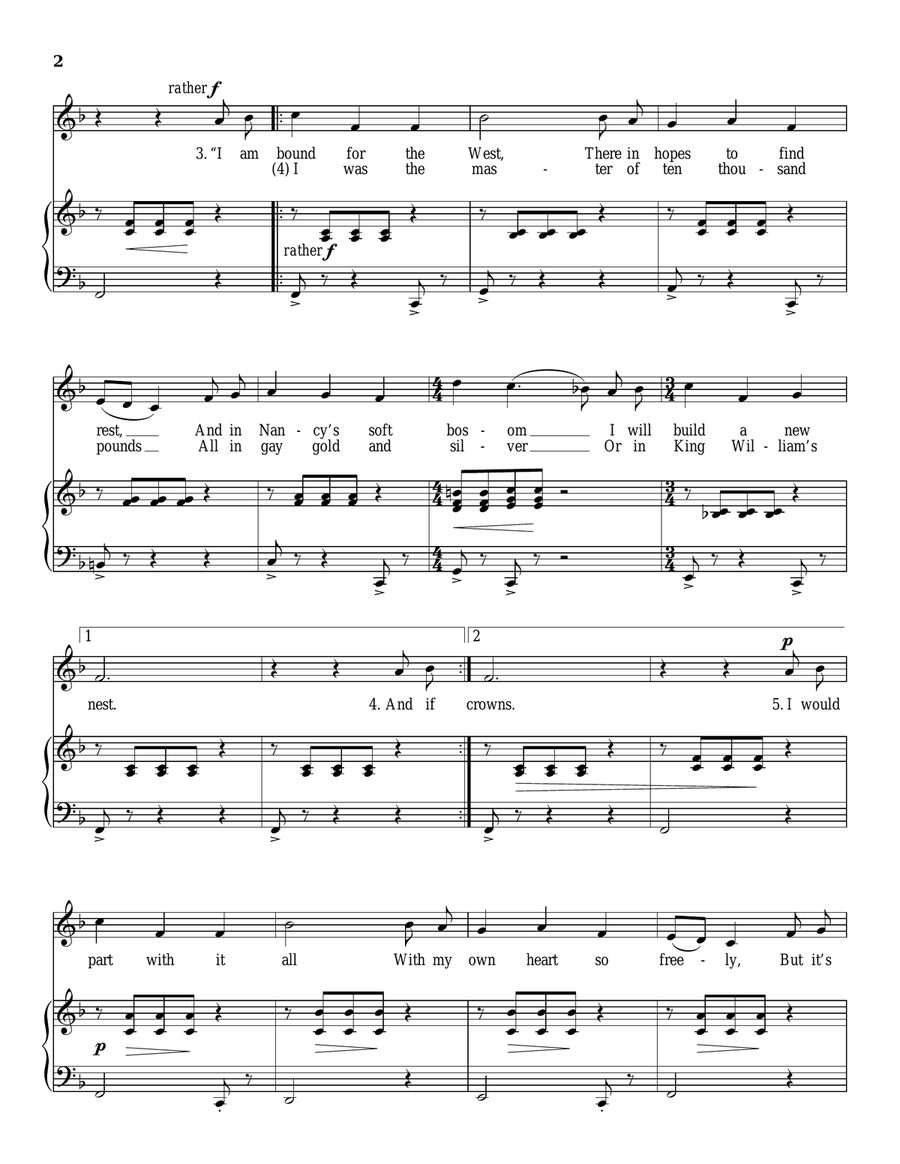 Master Kilby Master Kilby Piano, Vocal scores gallery preview page 2