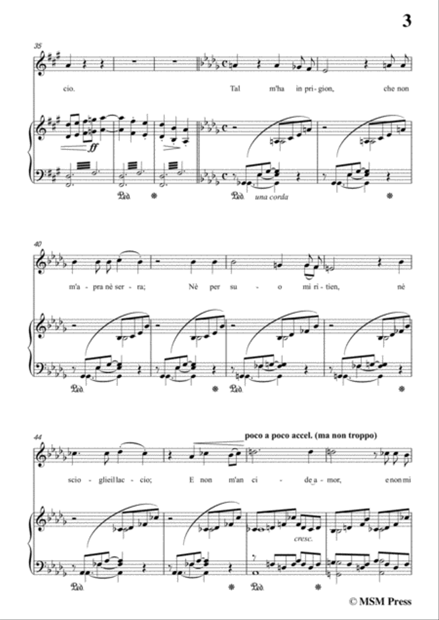 Liszt-Pace non trovo in d minor,for Voice and Piano Voice Solo scores gallery preview page 5