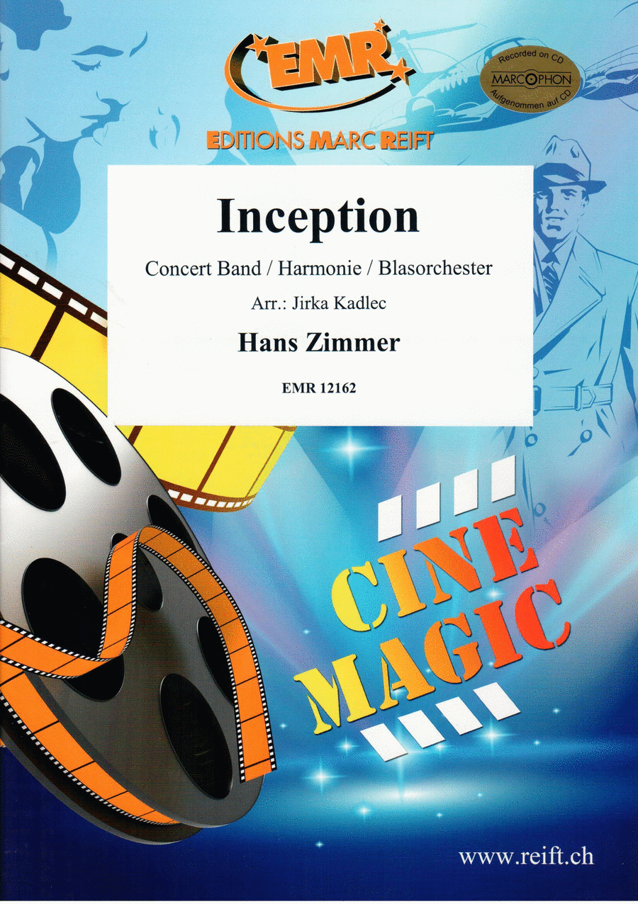 Inception Concert Band scores gallery preview page 1