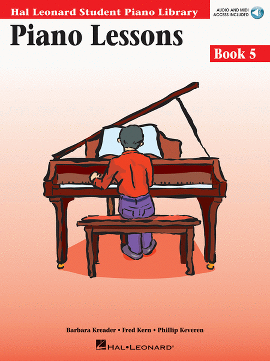 Piano Lessons Book 5 - Book with Online Audio