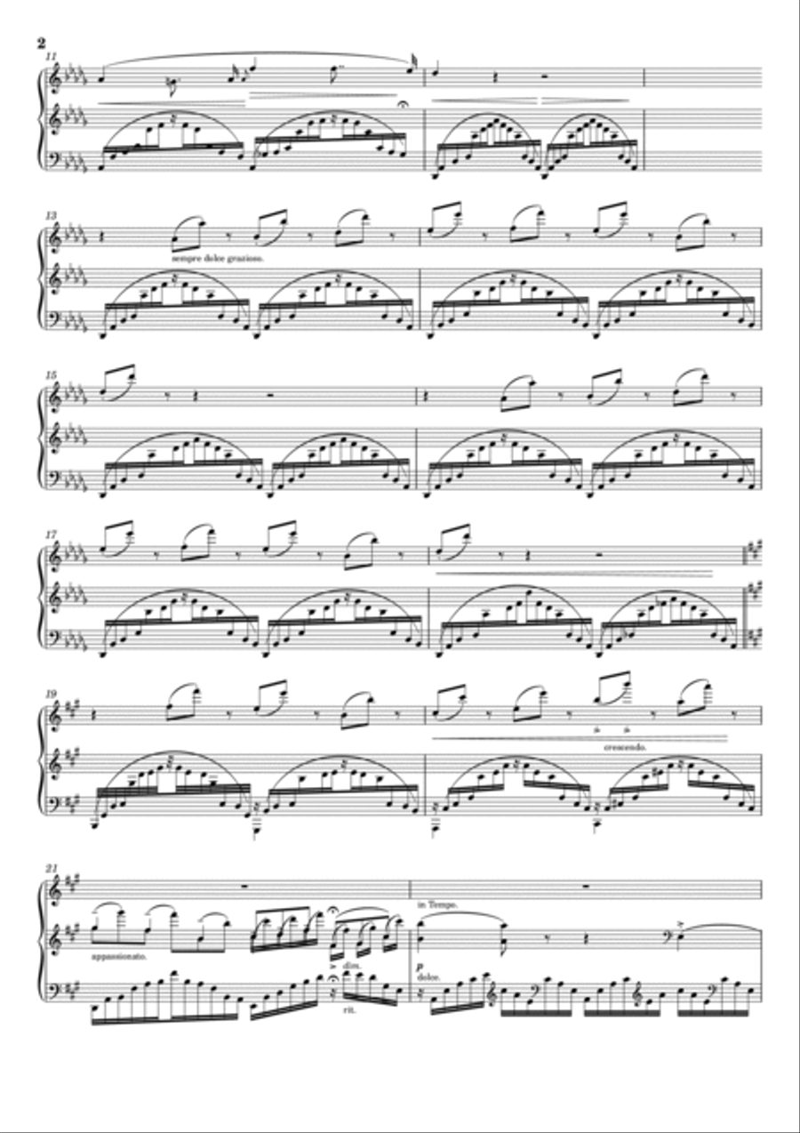 Trois Etudes de Concert No. 3 Un Sospiro Piano Method scores gallery preview page 2