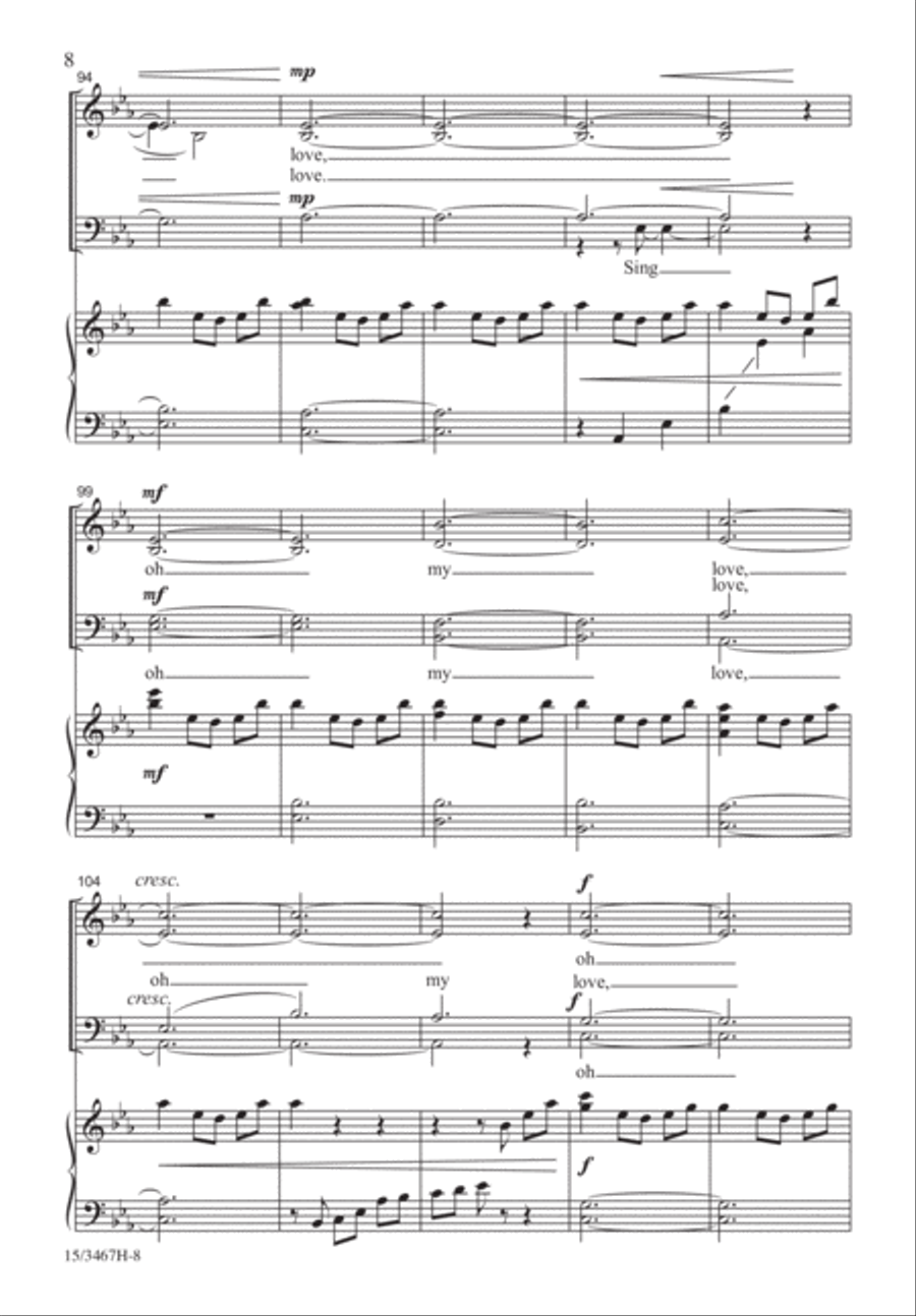 Tomorrow Shall Be My Dancing Day 4-Part scores gallery preview page 8
